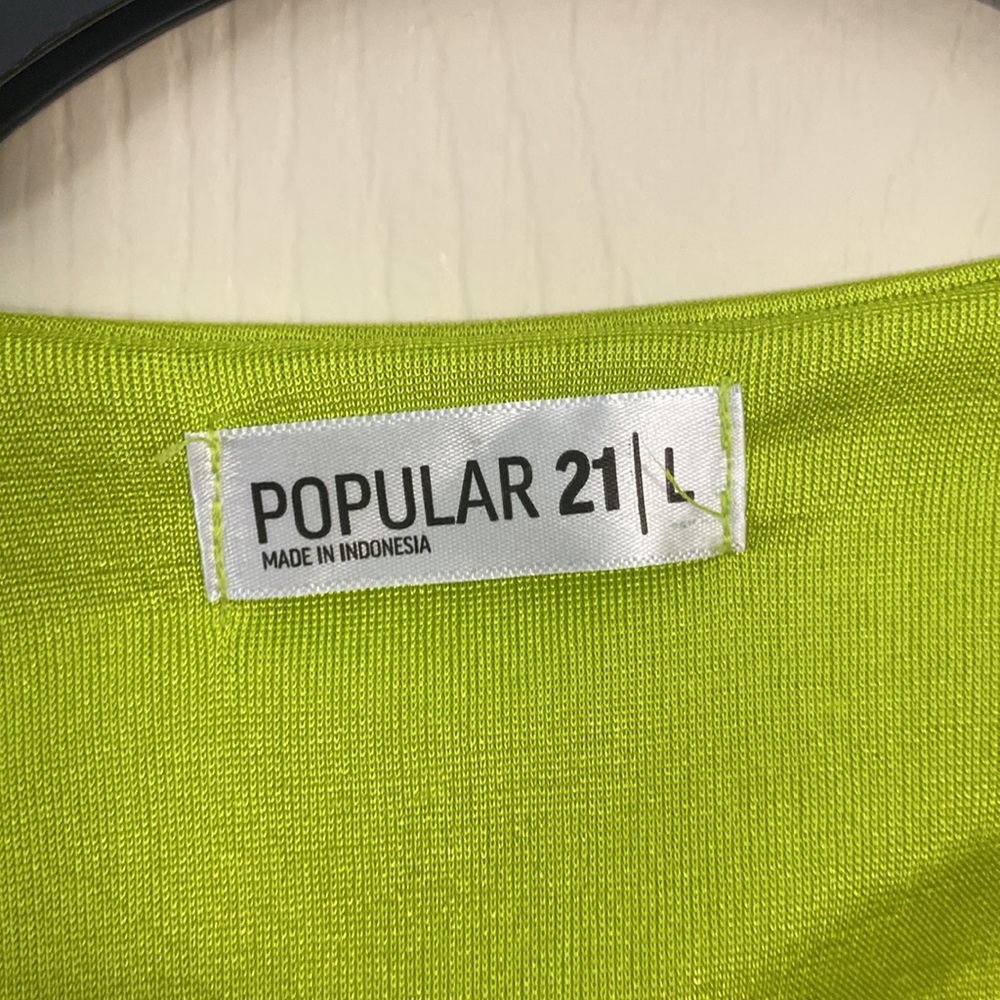 LIME GREEN DRESS - Picture 5 of 7